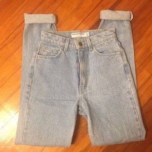 American apparel mom jean